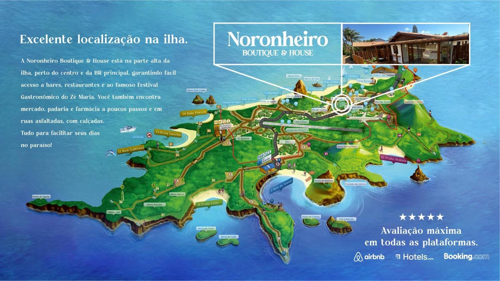 Casa Noronheiro Aparthotel เฟอร์นันโด เด โนรอนญา ภายนอก รูปภาพ
